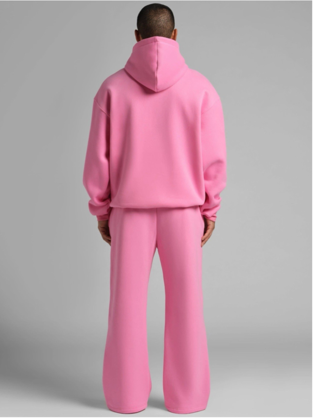 Comfrt Minimalist Hoodie Oversized Comfortable Pink Large - Picture 6 of 8